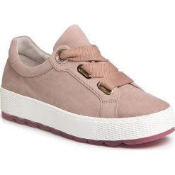 Sneakersy GABOR - 46.535.35 Antikrosa. Różowe półbuty damskie Gabor, na co dzień, bez wzorów, ze skóry, bez obcasa, na płaskiej podeszwie, bez zapięcia. Za 529,00 zł.