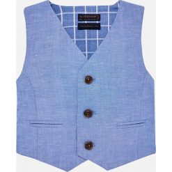 Mayoral - Kamizelka dziecięca 68-98 cm. Fioletowe kamizelki chłopięce marki Mayoral, bez wzorów, z elastanu, eleganckie, bez kołnierzyka, bez kaptura. Za 109,90 zł.