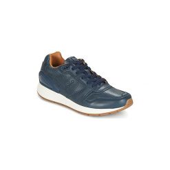 Buty Polo Ralph Lauren TRAIN 100. Niebieskie trampki męskie Polo Ralph Lauren, bez wzorów, bez zapięcia. Za 519,20 zł.