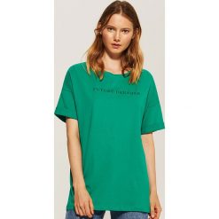 T-shirt oversize - Turkusowy. Niebieskie t-shirty damskie House, l. Za 29,99 zł.