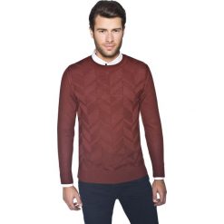 Sweter drago półgolf ceglasty. Czerwone swetry męskie Recman, m, bez wzorów, z bawełny, klasyczne, z golfem, bez kaptura. Za 249,00 zł.