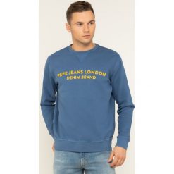 Bluza Pepe Jeans Avalon PM581719. Niebieskie bluzy męskie Pepe Jeans, m, bez wzorów, z jeansu, bez kołnierzyka, bez rękawów, bez kaptura. W wyprzedaży za 219,00 zł.