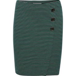Spódnica w kolorze granatowo-zielono-białym. Niebieskie spódniczki damskie Esprit Woman, xs, w paski, midi. W wyprzedaży za 78,95 zł.