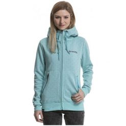 MEATFLY Damska bluza Omni 3 Tech Hood czyli E-Mint (rozmiar M). Zielone bluzy damskie Meatfly, m, bez wzorów, z materiału, bez rękawów, bez kaptura. W wyprzedaży za 244,00 zł.