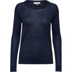 Swetry klasyczne damskie: Selected Femme Sweter blue