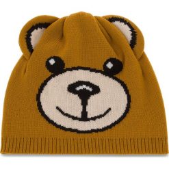 Czapka MOSCHINO - 65114 M1865 003. Pomarańczowe czapki męskie marki MOSCHINO, z wełny. Za 409,00 zł.