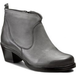 Buty zimowe damskie: Botki ŁUKBUT – 1150 Szary