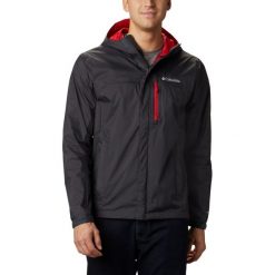 Kurtka przeciwdeszczowa Columbia Pouring Adventure II 1760061011 - szary. Szare kurtki męskie Columbia, m, bez wzorów, bez kaptura. Za 371,99 zł.