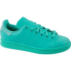 Adidas Stan Smith Adicolor S80250 38 Turkusowy. Niebieskie buty sportowe damskie Adidas, bez wzorów, ze skóry, sportowe, adidas stan smith. W wyprzedaży za 269,99 zł.