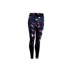 Legginsy fitness cardio 520 damskie. Różowe legginsy sportowe damskie marki DOMYOS, l, bez wzorów, z elastanu, na fitness i siłownię. Za 74,99 zł.