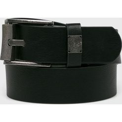 Medicine - Pasek Creative Formality. Czarne paski męskie marki MEDICINE, w paski, ze skóry ekologicznej. Za 39,90 zł.