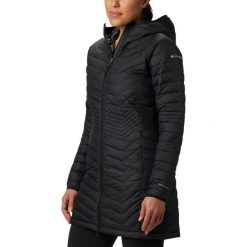 Kurtka zimowa Columbia Powder Lite 1748311011 - czarny. Czarne kurtki damskie Columbia, na zimę, xl, bez wzorów, bez kaptura. Za 626,99 zł.