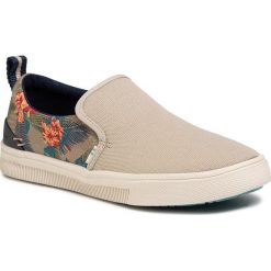 Tenisówki TOMS - Trvl Lite Slip-On 10015098 Oxford Tan Tropical. Brązowe półbuty damskie Toms, na co dzień, bez wzorów, ze skóry, bez obcasa, na płaskiej podeszwie, bez zapięcia. Za 299,00 zł.