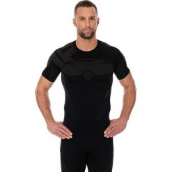 T-shirty męskie: Brubeck Koszulka męska Dry grafitowo-czarny r. L (SS11970)