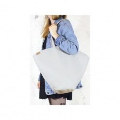 Shelly bag jasnoszara torba na ramię z zamkiem Vegan. Szare torebki klasyczne damskie marki Hairoo, w paski, z nubiku, na ramię. Za 180,00 zł.