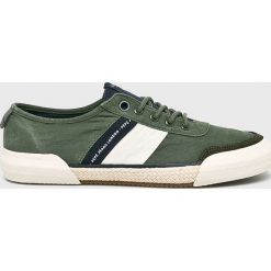 Pepe Jeans - Tenisówki. Żółte trampki męskie Pepe Jeans, bez wzorów, z jeansu, na sznurówki. W wyprzedaży za 159,90 zł.