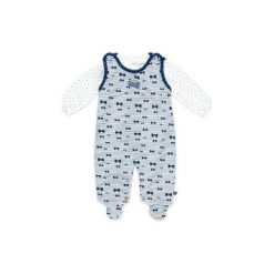 Feetje Śpioszki Paski marine - niebieski - Gr.Niemowlę (0 - 6 miesięcy). Niebieskie śpiochy niemowlęce marki Feetje, w paski, z elastanu. Za 99,00 zł.