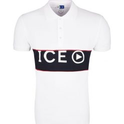 Koszulka Polo ICE PLAY. Niebieskie koszulki polo męskie xxl, bez wzorów, z bawełny, bez rękawów. Za 179,00 zł.