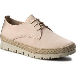 Espadryle QUAZI - W5 Beżowy. Brązowe espadryle damskie marki QUAZI, bez wzorów, ze skóry, bez obcasa, na płaskiej podeszwie, bez zapięcia. Za 159,99 zł.