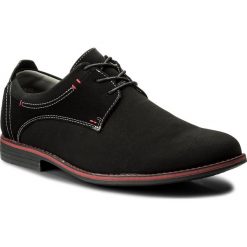 Półbuty OTTIMO - M16AW070-10 Czarny. Czarne półbuty męskie marki Ottimo, na co dzień, bez wzorów, ze skóry ekologicznej, eleganckie, bez zapięcia. Za 119,99 zł.