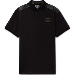 Koszulka polo w kolorze czarnym. Czarne koszulki męskie Hackett London, m, bez wzorów, polo, bez rękawów. W wyprzedaży za 269,95 zł.