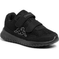 Sneakersy KAPPA - Cracker II Oc K 260688K Black/Grey 1116. Czarne trampki chłopięce Kappa, bez wzorów, ze skóry ekologicznej, na rzepy. Za 79,00 zł.