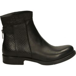 Botki - T602 N-V NERO. Czarne botki damskie skórzane marki Venezia. Za 279,00 zł.