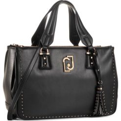 Torebka LIU JO - M Satchel D/Zip AF0004 E0027 Nero 2222. Czarne torebki klasyczne damskie Liu Jo, bez wzorów, ze skóry ekologicznej, klasyczne, bez dodatków. Za 789,00 zł.