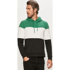 Brave Soul - Bluza. Zielone bluzy męskie Brave Soul, s, bez wzorów, z bawełny, z kapturem, bez rękawów, z kapturem. W wyprzedaży za 99,90 zł.