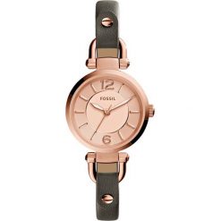 Biżuteria i zegarki damskie: Zegarek damski Fossil Georgia Gray Leather ES3862