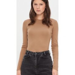 Koszulka basic z bawełny organicznej - Beżowy. Brązowe koszulki damskie House, xl, bez wzorów, z bawełny, bez kołnierzyka, bez rękawów. Za 39,99 zł.