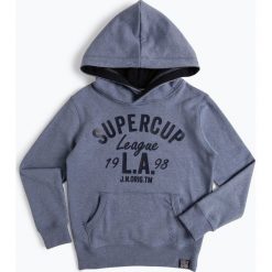 Jonas Nielsen Stockholm - Chłopięca bluza nierozpinana, niebieski. Niebieskie bluzy chłopięce rozpinane Jonas Nielsen Stockholm, z nadrukiem. Za 149,95 zł.