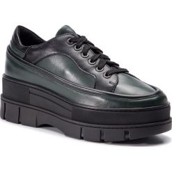 Półbuty GEOX - D Roose C D84BNC 00085 C3242 Dk Forest/Black. Zielone półbuty damskie Geox, bez wzorów, ze skóry ekologicznej, bez obcasa, na obcasie, bez zapięcia. W wyprzedaży za 439,00 zł.