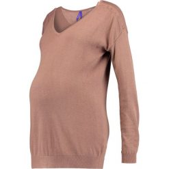 Swetry klasyczne damskie: Seraphine LEO NURSING Sweter camel