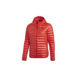 Kurtki pikowane adidas Puchowa kurtka z kapturem Varilite. Czerwone kurtki męskie Adidas, s, bez wzorów, z puchu, z kapturem. Za 499,00 zł.