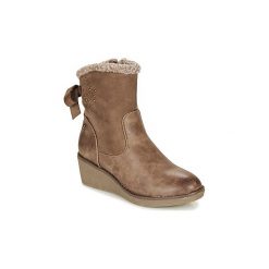 Śniegowce Refresh 69201-TAUPE. Pomarańczowe śniegowce damskie Refresh, bez zapięcia. W wyprzedaży za 223,20 zł.