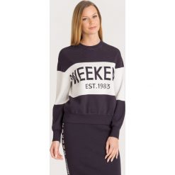SWETER CIGNO Weekend Max Mara. Niebieskie swetry damskie Weekend Max Mara, s, bez wzorów, z wiskozy, bez rękawów, bez kaptura. Za 599,40 zł.