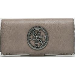 Guess Jeans - Portfel. Szare portfele męskie marki Guess Jeans, z aplikacjami, z poliesteru. Za 279,90 zł.