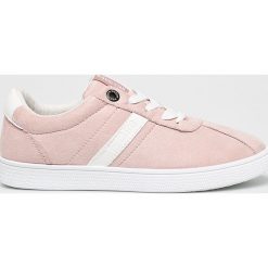 Big Star - Tenisówki. Różowe trampki i tenisówki damskie BIG STAR, bez wzorów, z gumy, na sznurówki. W wyprzedaży za 79,90 zł.