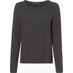 Franco Callegari - Sweter damski, szary. Szare swetry damskie marki Franco Callegari, l, bez wzorów, z bawełny, eleganckie, z krótkim rękawem, krótkie, bez kaptura. Za 179,95 zł.