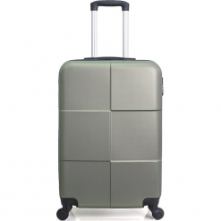 Walizka "Coronado" w kolorze khaki - 41 x 59 x 25 cm. Brązowe walizki Hero & BlueStar, z materiału. W wyprzedaży za 195,95 zł.