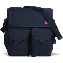 Torebki klasyczne damskie: Torba „Messenger” w kolorze czarnym na akcesoria do przewijania – 38 x 40 x 12 cm