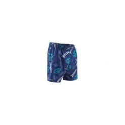 Spodenki surfing krótkie BBS 100 Popfloral. Niebieskie koszulki męskie OLAIAN, s, bez wzorów, z poliesteru, sportowe, bez kołnierzyka, z krótkim rękawem, krótkie. Za 29,99 zł.