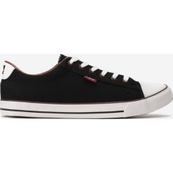 Czarne Trampki Hebert. Czarne trampki męskie Born2be, z gumy, na sznurówki. Za 59,99 zł.
