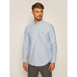 Koszula Polo Ralph Lauren Cupdppcs 710792041002. Niebieskie koszule męskie Polo Ralph Lauren, m, bez wzorów, casualowe, polo, bez rękawów. Za 489,00 zł.