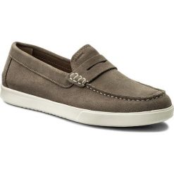 Mokasyny GEOX - U Walee C U722CC 00022 C6029 Taupe. Szare mokasyny męskie Geox, z materiału. W wyprzedaży za 259,00 zł.