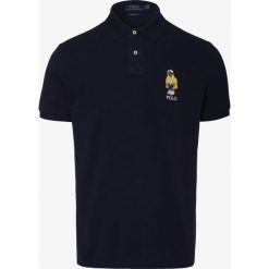 Polo Ralph Lauren - Męska koszulka polo – Custom Slim Fit, niebieski. Niebieskie koszulki męskie Polo Ralph Lauren, s, z haftami, klasyczne, bez rękawów. Za 579,95 zł.