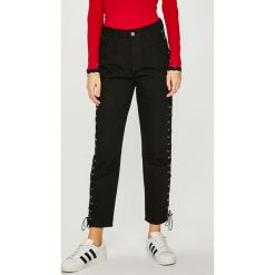 Trendyol - Jeansy. Czarne jeansy damskie z wysokim stanem marki Trendyol. Za 119,90 zł.