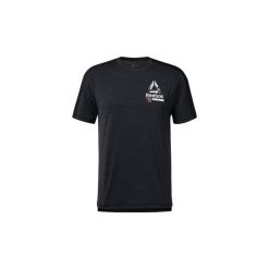 T-shirty z krótkim rękawem Reebok Sport Koszulka Training ACTIVCHILL Graphic Tee. Czarne koszulki męskie Reebok Sport, s, bez wzorów, sportowe, bez kołnierzyka, krótkie. Za 169,00 zł.