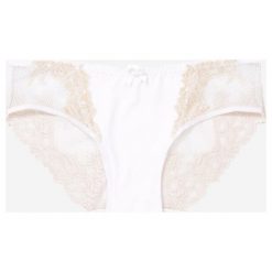 Biało-Żółte Majtki ki Auralin. Białe majtki damskie Born2be, xl. W wyprzedaży za 19,99 zł.